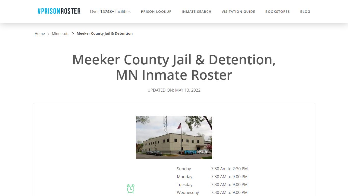 Meeker County Jail & Detention, MN Inmate Roster